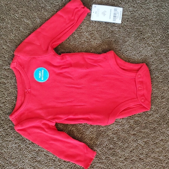 Baby Girls Carter's 2 pc Plaid Flannel Jumper & Bodysuit Outfit Size 3 12 mo NWT - Picture 5 of 6